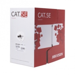 Hikvision Bobina de Cable Ethernet Cat5e, UTP, 305 Metros 