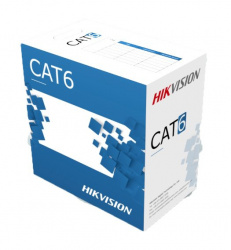 Hikvision Bobina de Cable Ethernet Cat6, UTP, 305 Metros 