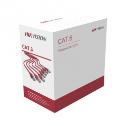 Hikvision Bobina de Cable Ethernet Cat6, UTP, 305 Metros  