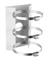 Hikvision Soporte de Poste para Cámaras, Blanco 