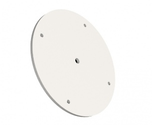 Hikvision Adaptador para Tripie para Cámaras Bullet Térmicas DS-2909ZJ, para Hikvision, Blanco 