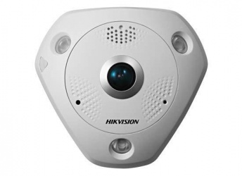 Hikvision Cámara IP Fisheye IR para Interiores/Exteriores DS-2CD63C2F-IVS, Alámbrico, 4000 x 3072 Pixeles, Día/Noche 