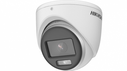 Hikvision Cámara CCTV Domo Turbo HD para Interiores/Exteriores ColorVu DS-2CE70DF0T-MF, Alámbrico, 1920 × 1080 Pixeles, Día/Noche 
