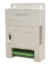 Hikvision Fuente de Poder para Cámara DS-2FA1208-C16/K, Entrada 185 - 240V, Salida 12 - 15V, 1A 