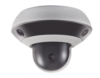 Hikvision Cámara de Seguridad IP Domo IR para Interiores/Exteriores DS-2PT3326IZ-DE3(B), Alámbrico, 1920x1080 Full HD, Día/Noche 