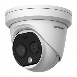 Hikvision Cámara IP Turret IR para Exteriores DS-2TD1217-2/QA, con Detector de Temperatura,  Alámbrico, 2688 × 1520 Píxeles, Día/Noche 