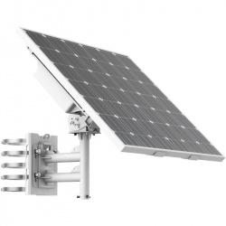 Hikvision Kit Panel Solar DS-2XS6K01-C36S80, 80W - Incluye Batería de Respaldo/Montaje de Poste/Brazo 