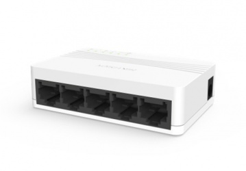 Switch Hikvision Fast Ethernet DS-3E0105D-E, 5 Puertos 10/100Mbps, 1Gbit/s, 1000 Entradas - No Administrable 