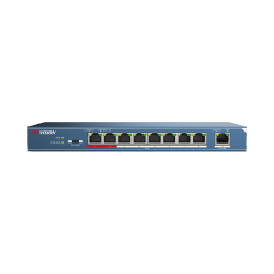 Switch Hikvision Fast Ethernet DS-3E0109P-E(B), 8 Puertos 10/100Mbps, 1.8Gbit/s, 4000 Entradas - No Administrable 