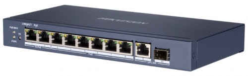 Switch Hikvision Gigabit Ethernet DS-3E0510HP-E, 6 Puertos PoE 10/100/1000Mbps + 2 Puertos Hi-PoE, 20Gbit/s, 4000 Entradas - No Administrable 