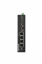 Switch Hikvision Gigabit Ethernet DS-3T0506HP-E/HS, 4 Puertos RJ-45 10/100/1000/ 3 PoE + 2 Puerto SFP, 12 Gbit/s, 4000 Entradas - No Administrable 
