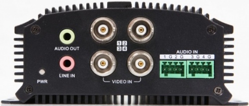 Hikvision Servidor de Vídeo DS-6704HWI, 4 Canales, WD1, 4x BNC, 1x RJ-45 