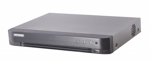 Hikvision DVR de 4 Canales Turbo HD DS-7204HQHI-K1(B) para 1 Disco Duro, máx. 10TB, 2x USB 2.0, 1x RJ-45 