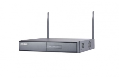 Hikvision NVR de 4 Canales DS-7604NI-K1/W para 1 Disco Duro, máx. 6TB, 2x USB 2.0, 1x RJ-45 