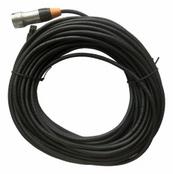 Hikvision Cable de Datos Principal para Paneles LED DS-D42-NC, 20 Metros, Negro, Compatible con CD-1AAB y CD-2APA 