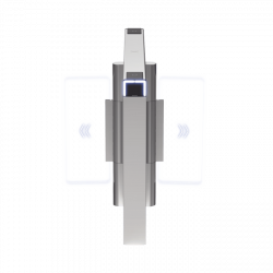 Hikvision Base Central para Torniquete DS-K3B530X-M/MPG-DP90, Acero Inoxidable, Requiere Torniquetes Izquierdo y Derecho. 