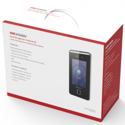 Hikvision Control de Acceso Facial DS-K1T341CMF, 3000 Rostros/Huellas/Tarjetas Mifare, USB A 2.0 ― Incluye Chapa Magnética, Botón de Salida, Fuente de Alimentación, Montajes Z y L para Tarjeta Mifare 