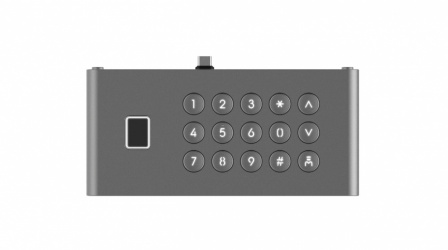 Hikvision Módulo de Teclado y Huella Digital DS-KDM9633-FKP, para Frente de Calle IP 