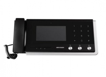 Hikvision Sistema de Intercomunicación DS-KM8301, Monitor 7'', Altavoz, Alámbrico, Negro/Blanco 