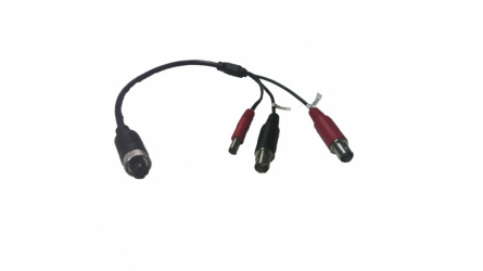 Hikvision Cable Coaxial Aviación - BNC, 30cm, para Cámaras en DVR, Negro 