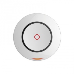 Hikvision Botón de Pánico DS-PD1-EB-WR, Inalámbrico, Blanco 