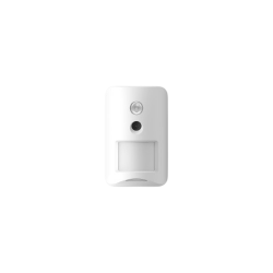 Hikvision Sensor de Movimiento PIR Montaje en Pared DS-PD201PC10-WB, Inalámbrico, hasta 10 Metros 