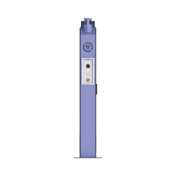 Hikvision Estación de Pánico con Sirena, Estrobo y Gabinete DS-PEA3M-21, Alámbrico, 110dB, Azul 