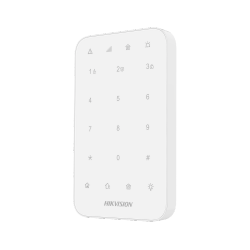 Hikvision Teclado DS-PK1-E-WB, Inalámbrico, Blanco - para Panel de Alarma AXPRO 
