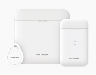 Hikvision Kit de Alarma Inteligente AX PRO, Wi-Fi, Compatible con Hik-Connect P2P, incluye Hub/Lector de Tag/Tag de acceso 
