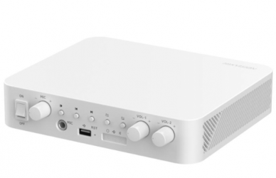 Hikvision Amplificador de Audio DS-QAE1A80G1-VB(B), Alámbrico/Inalámbrico, Bluetooth, 4.0 Canales, USB 