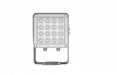 Hikvision Luz de Seguridad IR-LED para Exterior DS-TL2000CI/L3/E, Rojo 
