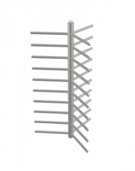 Hikvision Torniquete de Altura Completa H44X0-POLE/DM60, Acero Inoxidable 