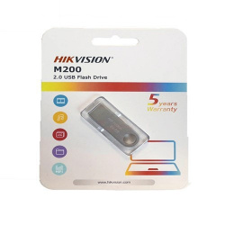 Memoria USB Hikvision M200, 64GB, USB 2.0, Lectura 80MB/s, Escritura 25MB/s, Gris 