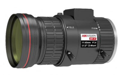 Hikvision Lente Varifocal HV1140D-8MPIRA, 11 - 40mm, 4K, 36.7° a 11.5°, Negro 