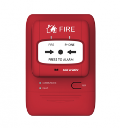 Hikvision Estación de Pánico de Emergencia J-SAP-HK1104, Alámbrico, 24V 