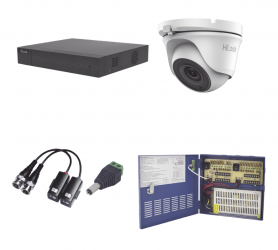 Hikvision Kit de Vigilancia Turbo HD 720P KH720P16EW de 16 Cámaras CCTV y 16 Canales, con Grabadora DVR 