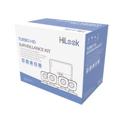 Hikvision Kit de Videovigilancia TurboHD KIT7204BM(C) de 4 Cámaras y 4 Canales, con Grabadora 