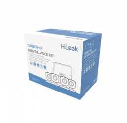 Hikvision Kit de Vigilancia KIT7208BM(B) de 4 Cámaras CCTV Bullet y 8 Canales, con Grabadora, Cables y Fuente de Poder 