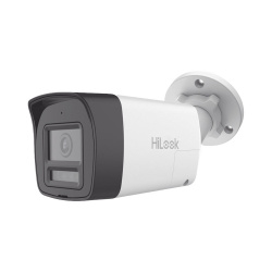 HiLook Cámara de Seguridad CCTV Bullet Turbo HD IR para Interiores/Exteriores THC-B127-LTS, Alámbrico, 1920x1080 Full HD, Día/Noche  