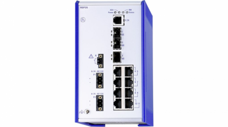 Switch Hirschmann Fast Ethernet RSP35, 8 Puertos 10/100 + 3 Puertos SFP - Administrable 