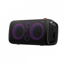 Hisense Bafle Party Rocker One Plus, Bluetooth, Alámbrico/Inalámbrico, 2 Vías, 300W RMS, USB, Negro 