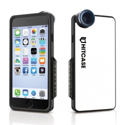 Hitcase Funda SNAP para iPhone 6/6s, Negro/Blanco, Resistente a Rayones/Golpes/Salpicaduras 