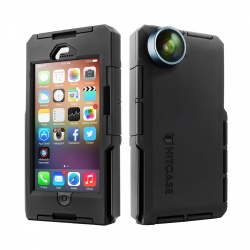 Hitcase Funda PRO+ iPhone 5/5s/5c, Negro - A Prueba de Agua y Golpes 