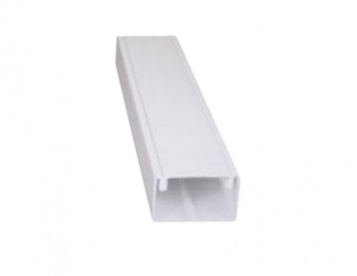 Hm Canaleta, PVC, 2.5 Metros, Blanco 