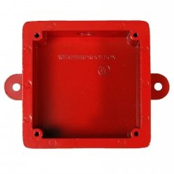 Hochiki Caja para Montaje de Sirena BB-WP, Rojo 