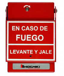Hochiki Estación de Palanca para Alarma de Incendio HPS-DAH-S, Rojo 