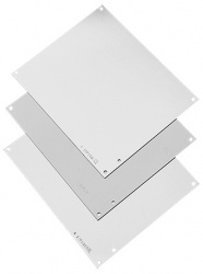 Hoffman Paneles para Cajas de Conexión, Calibre 14,  Acero Inoxidable, Blanco 