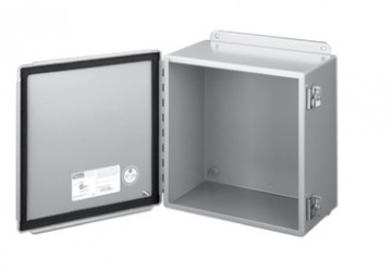 Hoffman Gabinete de Acero para Exteriores, 15.2 x 7.6cm, Gris 