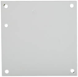 Hoffman Panel para Caja de Conexiones, 124 x 124mm, Blanco 