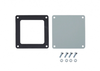 Hoffman Placa Ciega para Pared F88WP, Gris 